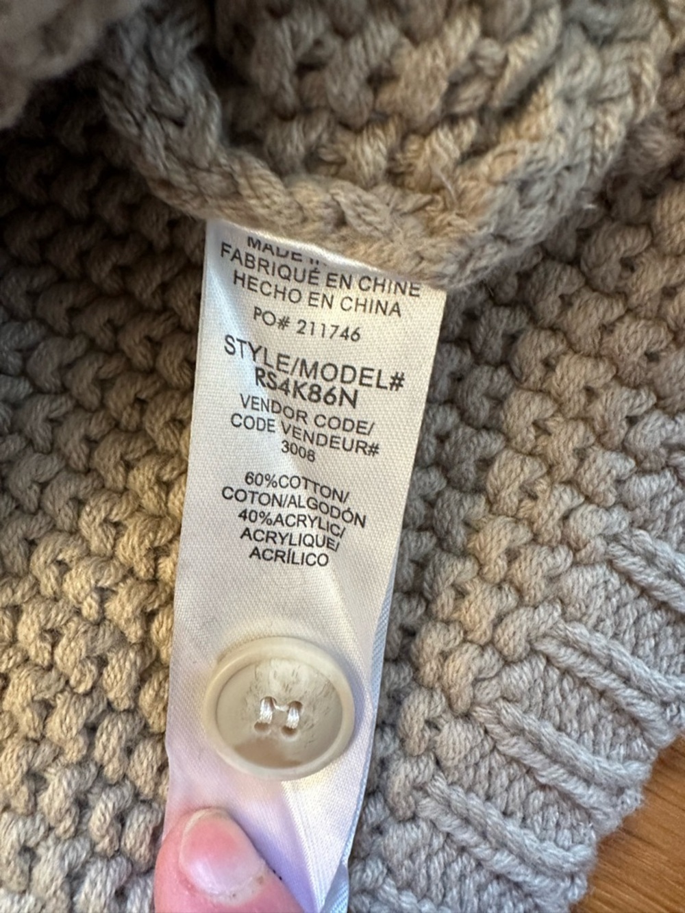 Splendid Angelica Cardigan Tan  cotton blend cropped preppy Chanel vibe - Picture 4 of 9